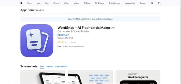 Apple App Store - Tool preview