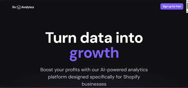 Xo Analytics - Tool preview