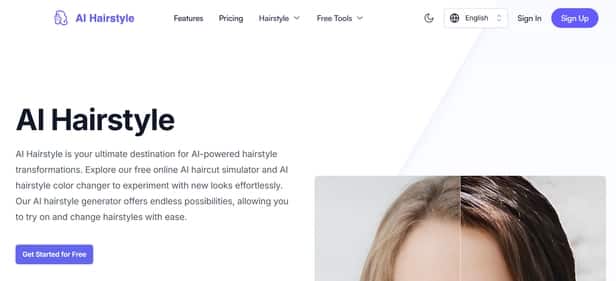AI Hairstyle - Tool preview