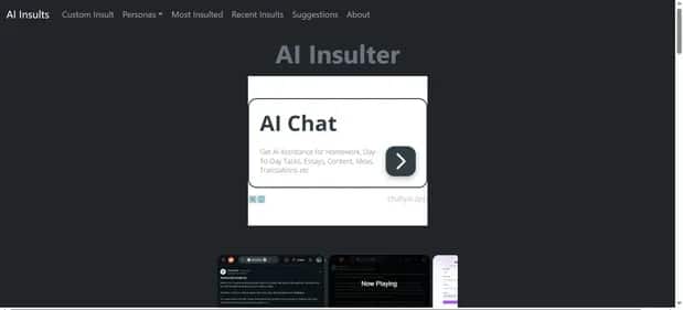 AI Insult Generator - Tool preview