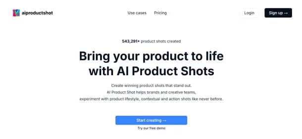 AI Product Shot - Tool preview