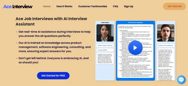 AceInterview.co - Tool preview