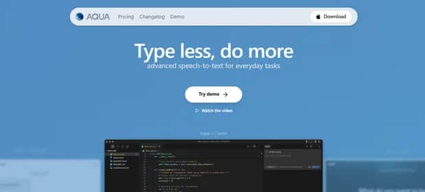 Aqua Voice - Tool preview