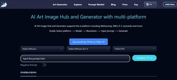 ArtiverseHub AI - Tool preview