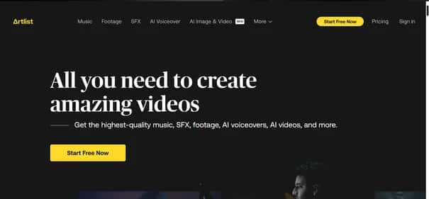 Artlist - Tool preview
