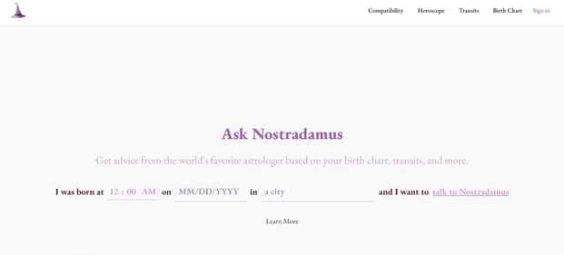 AskNostradamus - Tool preview