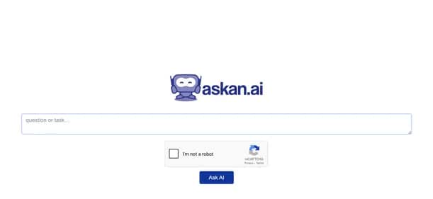 AskAn AI - Tool preview