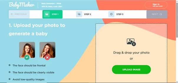 Baby Maker & Baby Face Generator - Tool preview