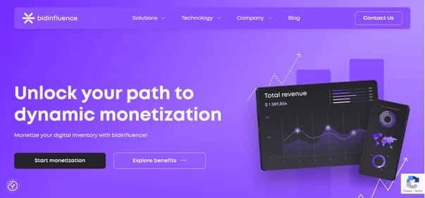 Bidinfluence SSP - Tool preview