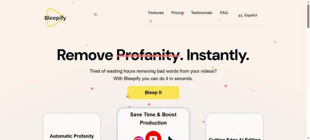 Bleepify - Tool preview