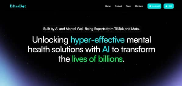 BlissBot.AI - Tool preview