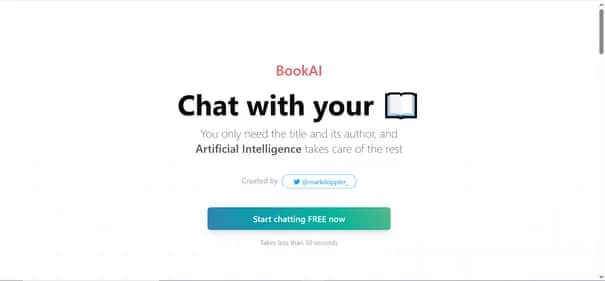 BookAI.chat - Tool preview