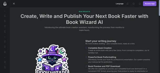 Book Wizard AI - Tool preview