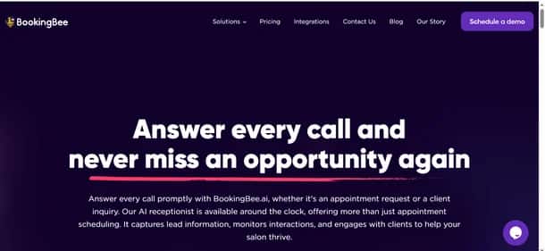 BookingBee.ai - Tool preview