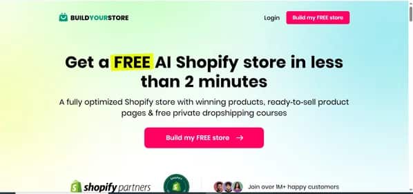 Build Your Store - Tool preview