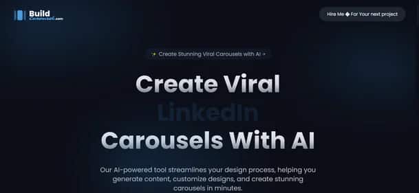 BuildCarousel - Tool preview