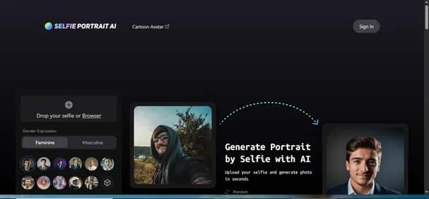 Business Headshot Portrait AI - Tool preview