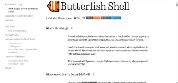 Butterfish - Tool preview