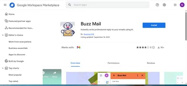 Google Workspace - Tool preview