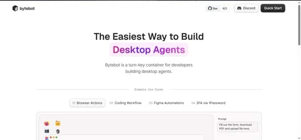 Bytebot - Tool preview