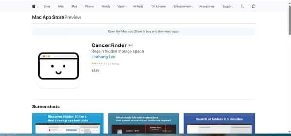 Cancerfinder - Tool preview