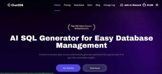 Chat2DB - Tool preview