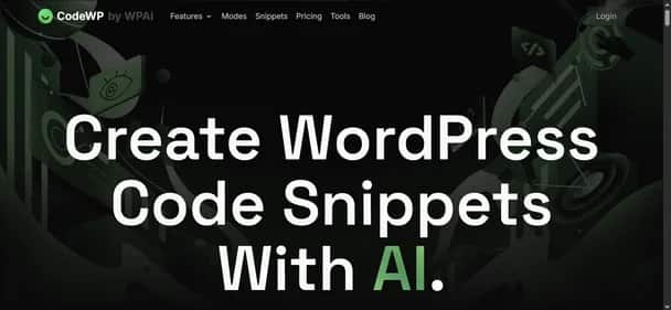CodeWP - Tool preview