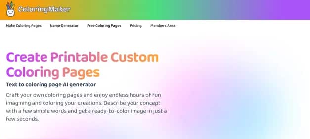 ColoringMaker - Tool preview