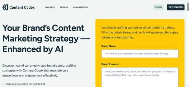 ContentCodex - Tool preview