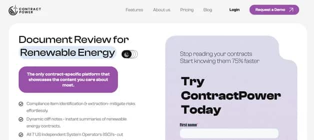 ContractPower - Tool preview