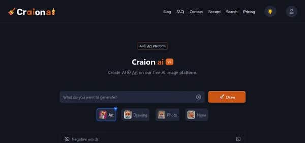 Craion AI - Tool preview