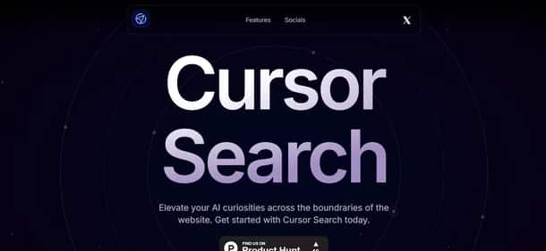Cursor Search - Tool preview