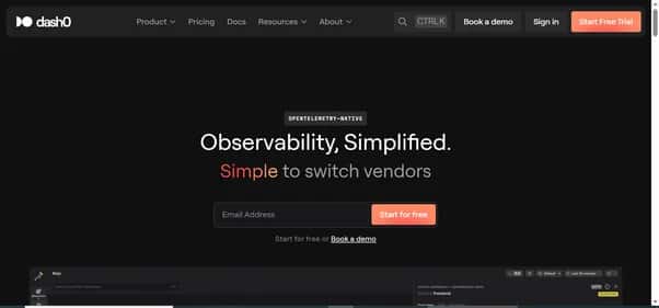 Dash0 - Tool preview