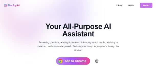 Docky.AI - Tool preview