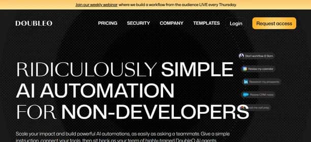 DoubleO.ai - Tool preview