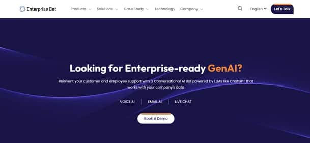 Enterprise Bot - Tool preview
