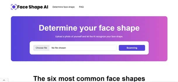 Gesichtsform bestimmen - Tool preview