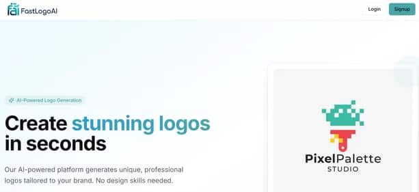 FastLogoAI - Tool preview