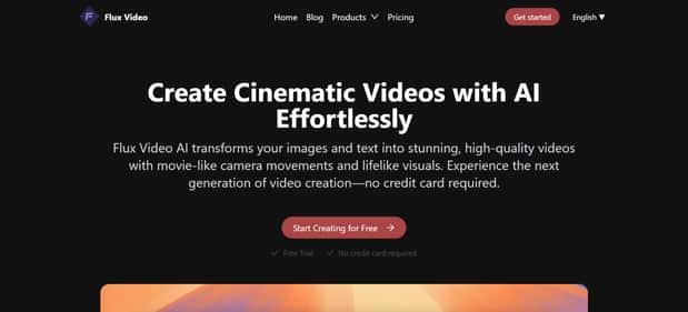 Flux Video AI - Tool preview