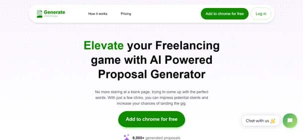 Generate Proposal - Tool preview