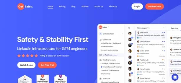 GetSales.io - Tool preview
