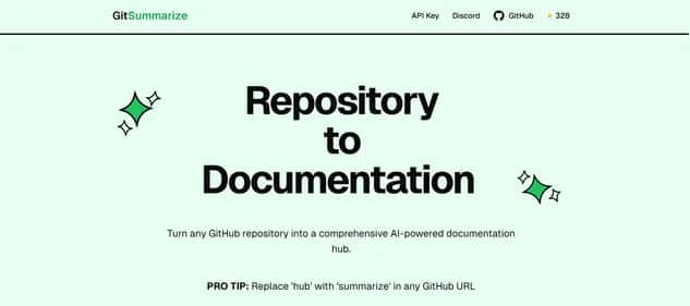 GitSummarize - Tool preview
