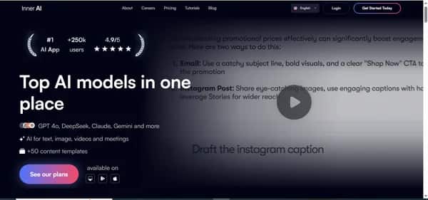 Inner AI - Tool preview