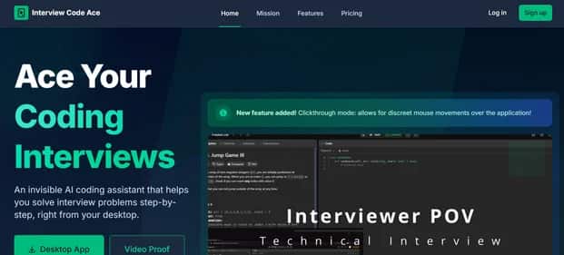Interview Code Ace - Tool preview