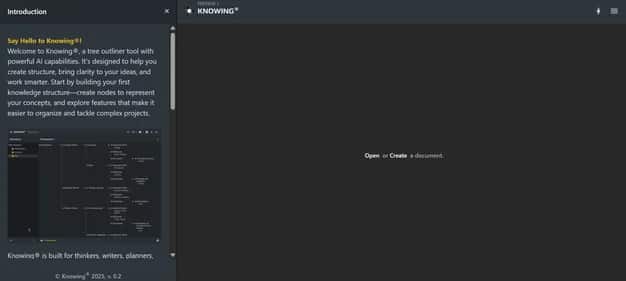 Knowing - Tool preview