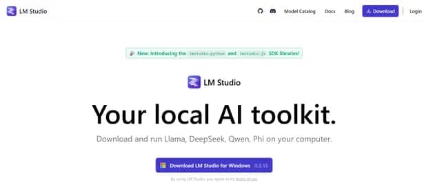 LM Studio - Tool preview