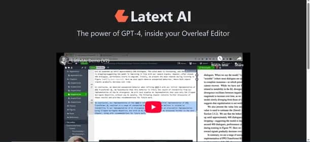 Latext AI - Tool preview