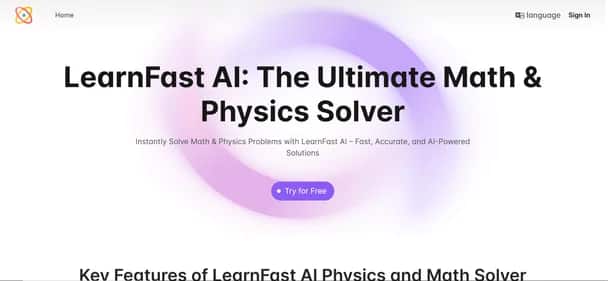 LearnFast AI - Tool preview