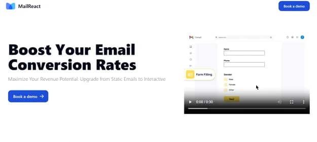 MailReact - Tool preview