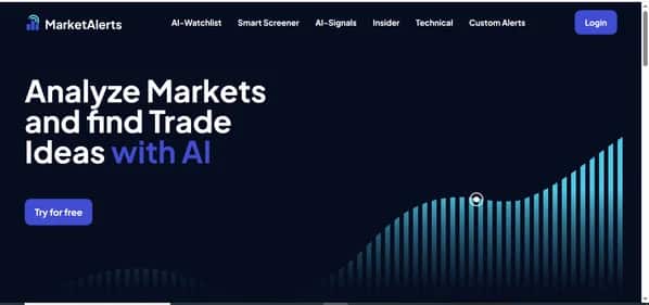 MarketAlerts.ai - Tool preview
